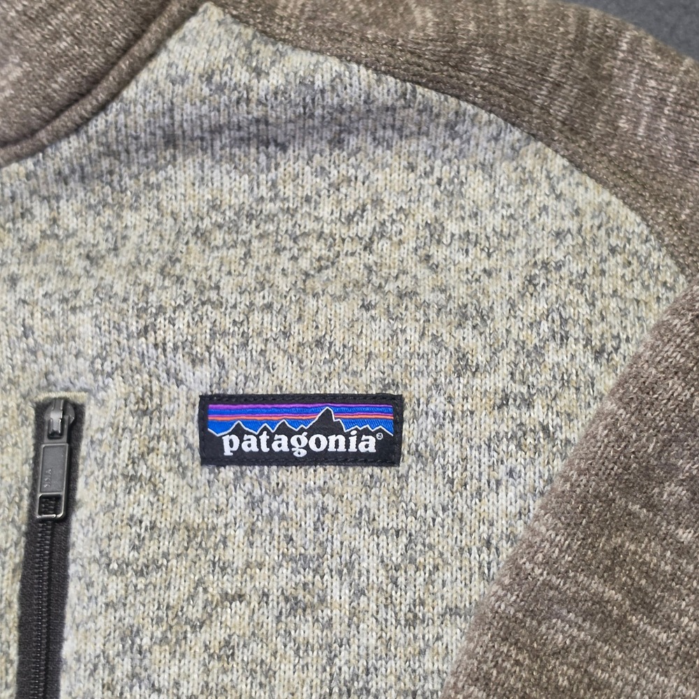 Patagonia Better Sweater 1/4 Zip Fleece Pullover Brown Tan Mens Large 25522 FA18 - Picture 3 of 10